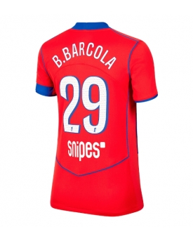 Paris Saint-Germain Bradley Barcola #29 Maglia Gara Terza Repliche 2025-26 Donna Maniche Corte